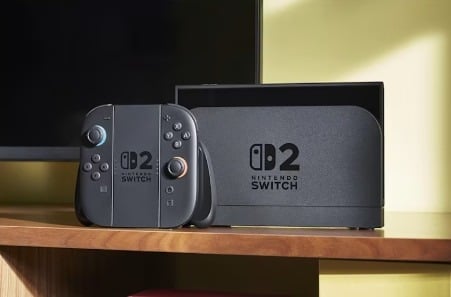 Consola NINTENDO Switch 2, Joy-Con Light Red/Light Blue + Mario